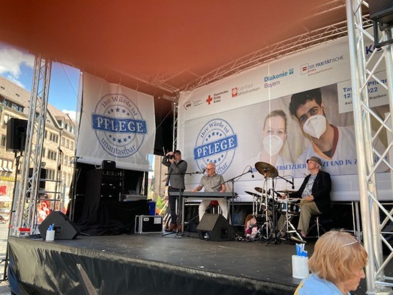 Bühne Tag der Pflege in Nürnberg